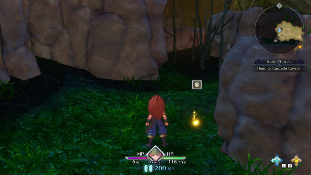 Trials of Mana - Chapter 1: Rabite Forest - Orb Location 9