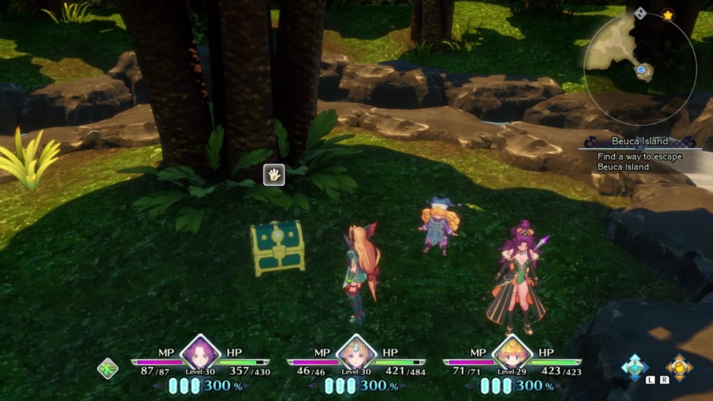 Trials of Mana - Chapter 2: Beuca Island - Chest Location 3