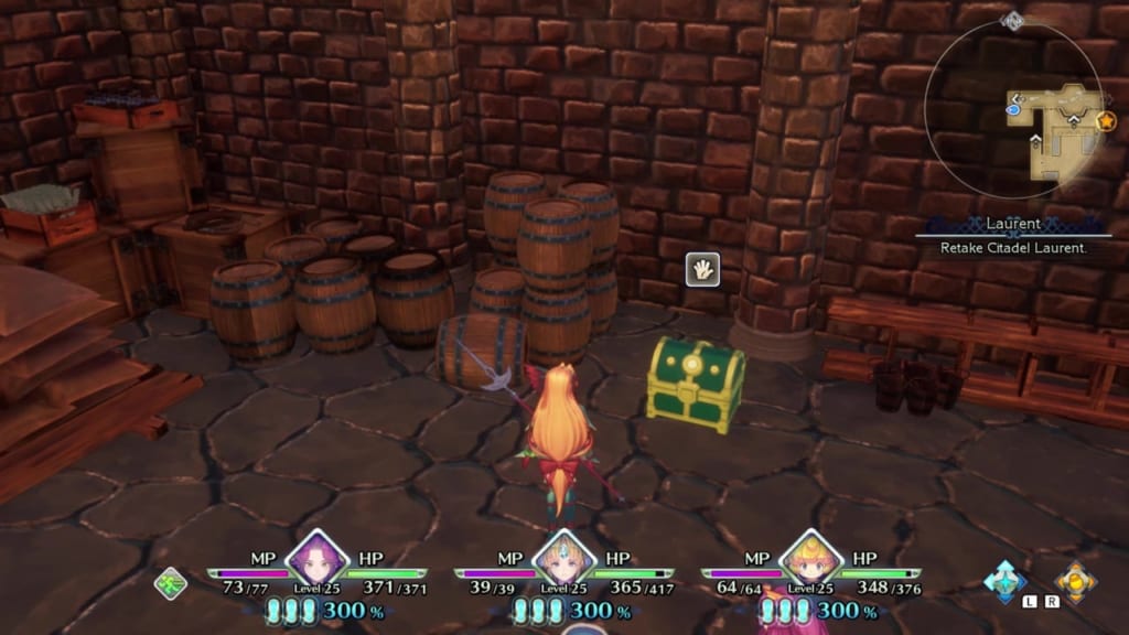 Trials of Mana - Chapter 2: Citadel of Laurent - Chest Location 1