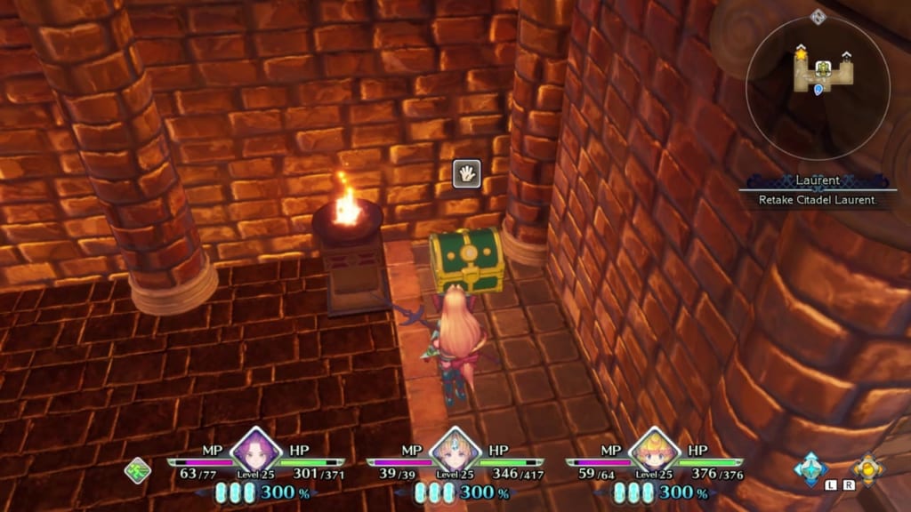 Trials of Mana - Chapter 2: Citadel of Laurent - Chest Location 5
