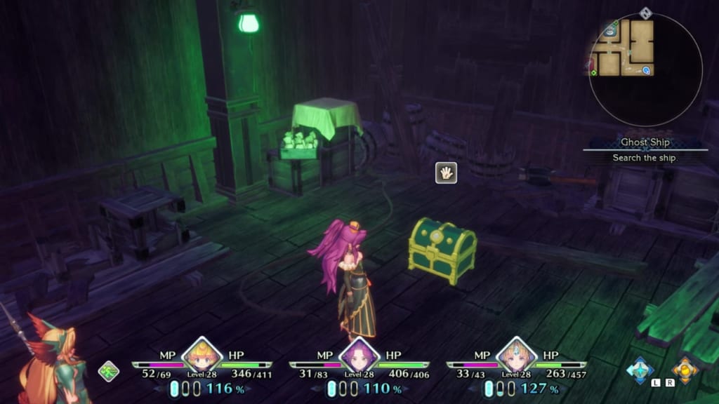 Trials of Mana Remake - Chapter 2: Ghost Ship - Chest Location 3