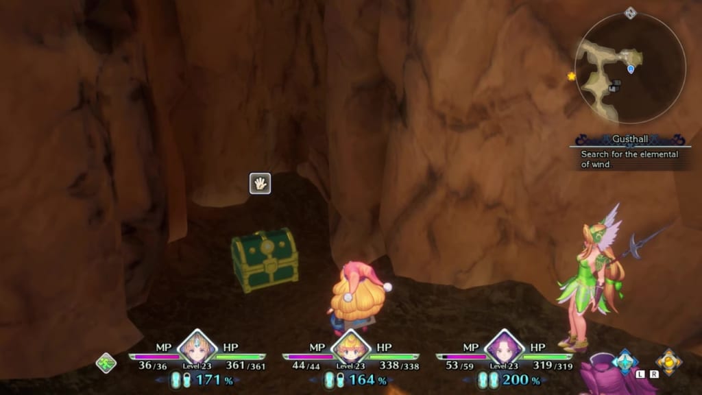 Trials of Mana Remake - Chapter 2: Gusthall - Chest Location 3