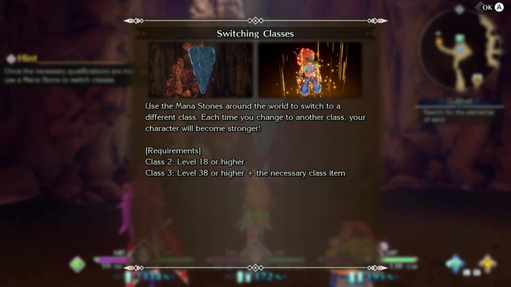 Trials of Mana Remake - Chapter 2: Gusthall - Class Change