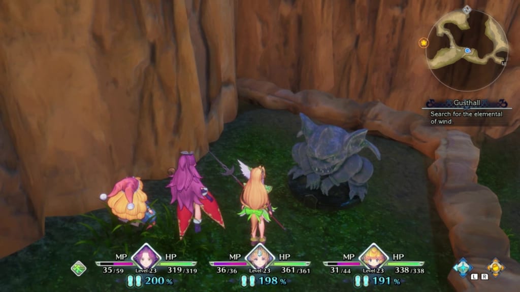 Trials of Mana Remake - Chapter 2: Gusthall - Statue