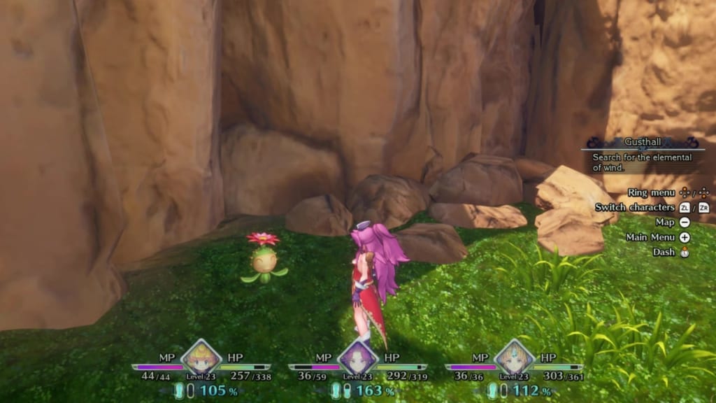 Trials of Mana Remake - Chapter 2: Gusthall - Lil' Cactus Location 15