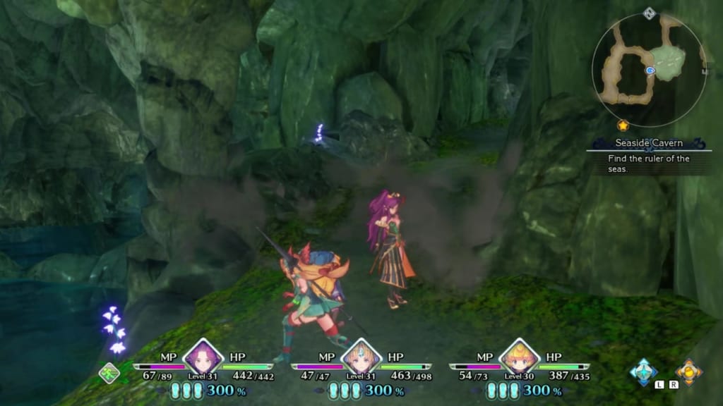 Trials of Mana Remake - Chapter 2: Seaside Cavern - Rock Wall