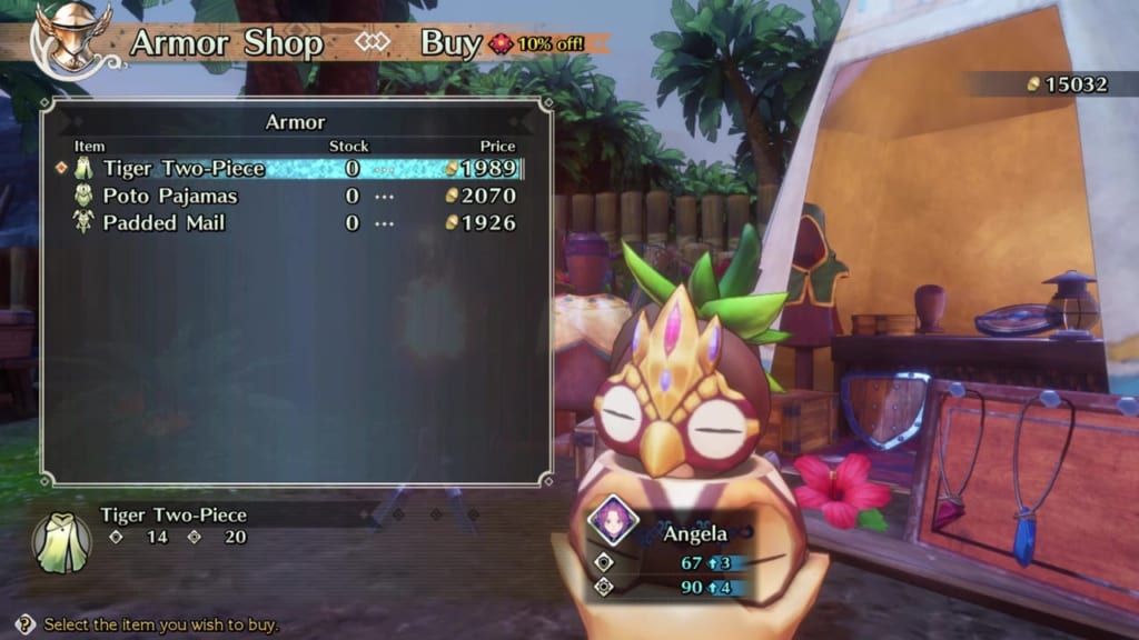 Trials of Mana - Chapter 2: Tomato Town - Armor Shop