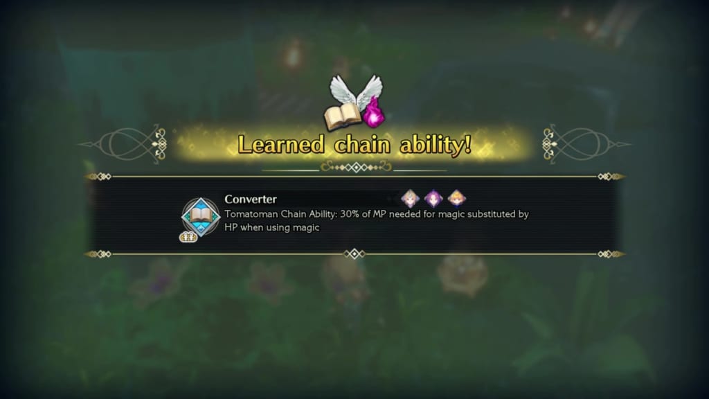 Trials of Mana - Chapter 2: Tomato Town - Chain Ability - Converter