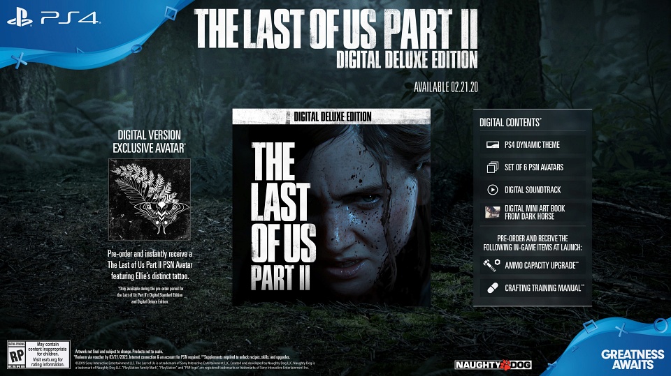 The Last of Us 2 - Pre-order Bonuses