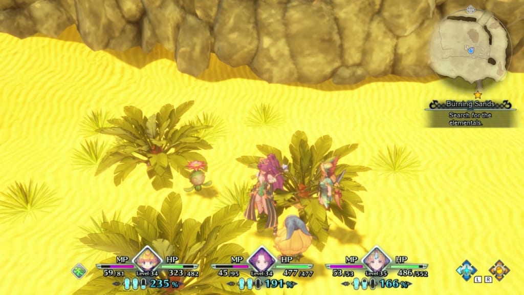 Trials of Mana Remake - Chapter 3: Burning Sands - Lil' Cactus Location 22