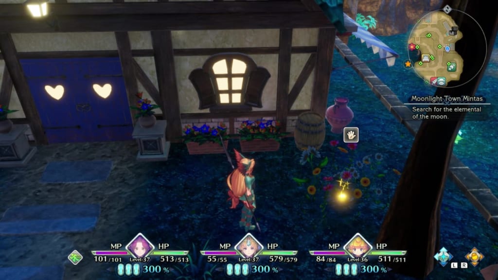 Trials of Mana Remake - Chapter 3: Moonlight Town Mintas - Orb Location 3