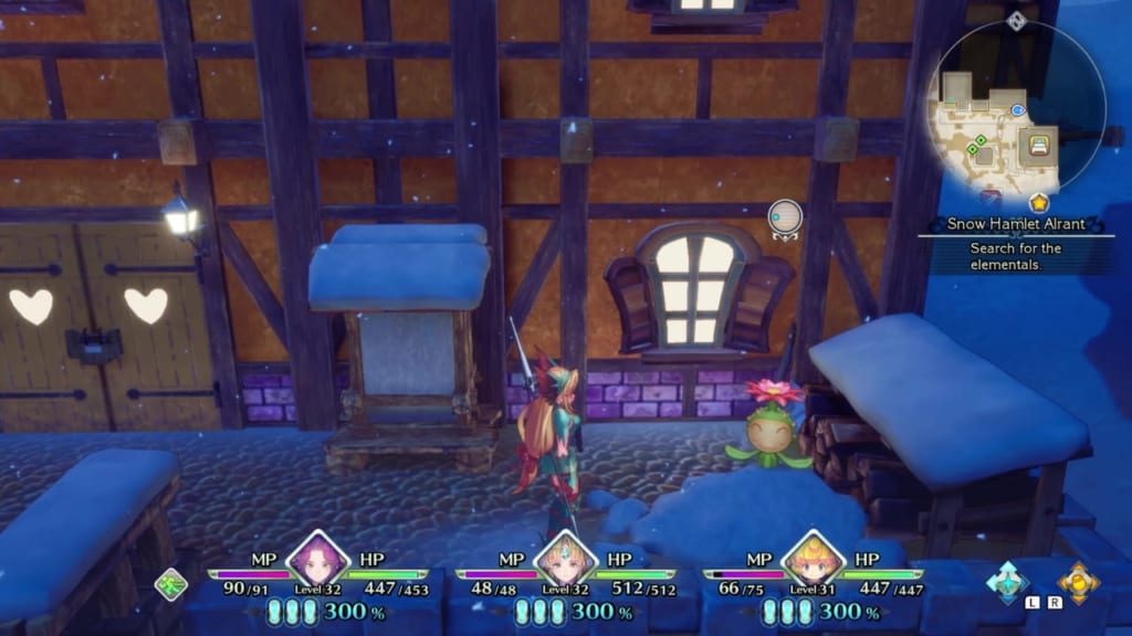 Trials of Mana Remake - Chapter 3: Snow Hamlet Alrant - Lil' Cactus Location 17