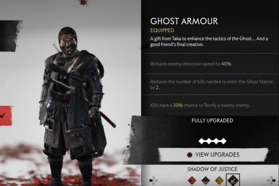 Ghost of Tsushima - Ghost Armor Set