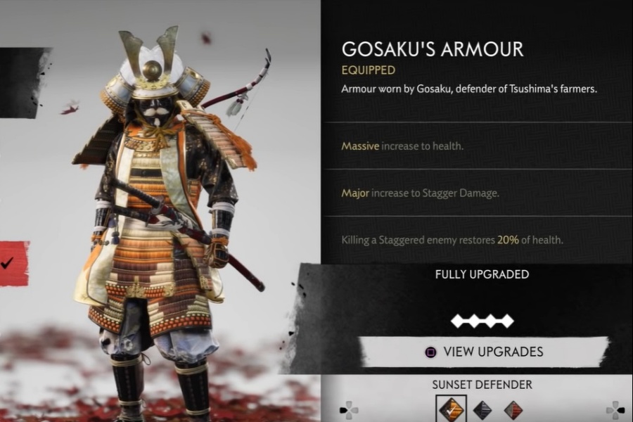 Gosaku's Armor - Armor - Equipment, Ghost of Tsushima: Director's Cut
