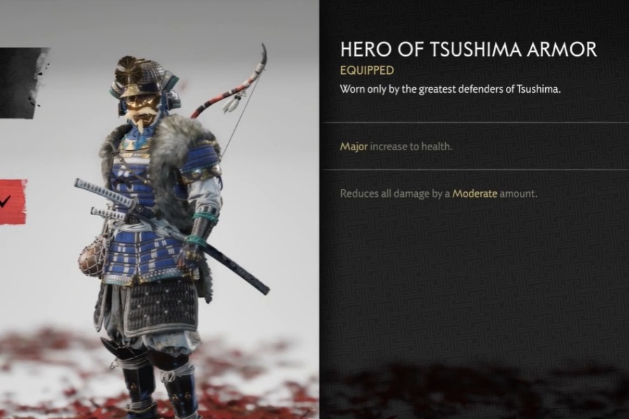 Ghost of Tsushima - Hero of Tsushima Armor Set