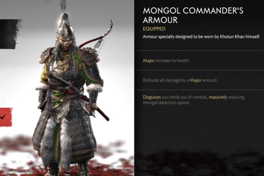 Ghost of Tsushima - Mongol Commander's Armor Set