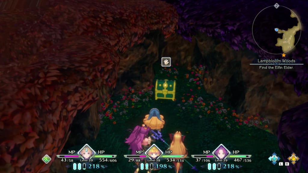 Trials of Mana Remake - Chapter 3: Lampbloom Woods - Chest Location 2