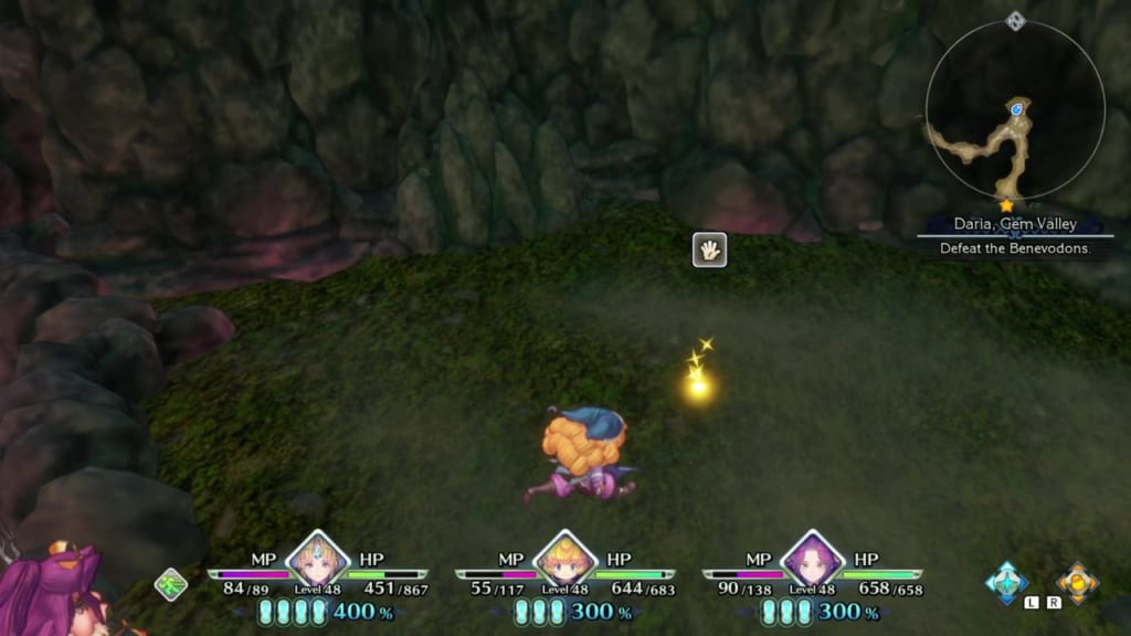 Trials of Mana Remake - Chapter 5: Daria, Gem Valley - Orb Location 4