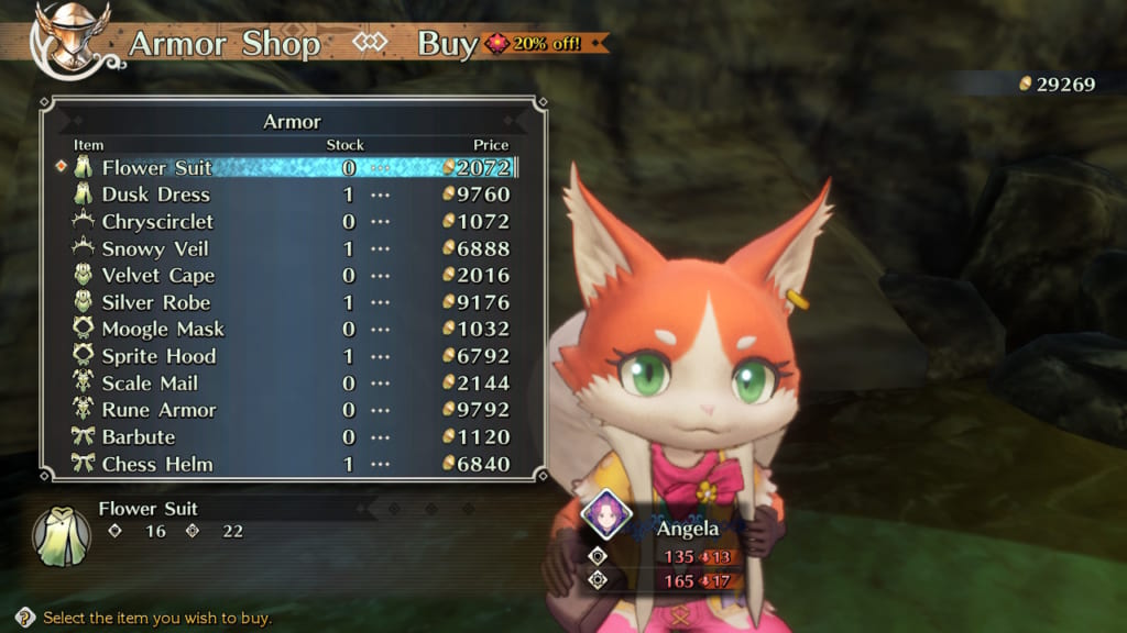 Trials of Mana Remake - Chapter 5: Fiery Gorge Revisited - Armor Shop