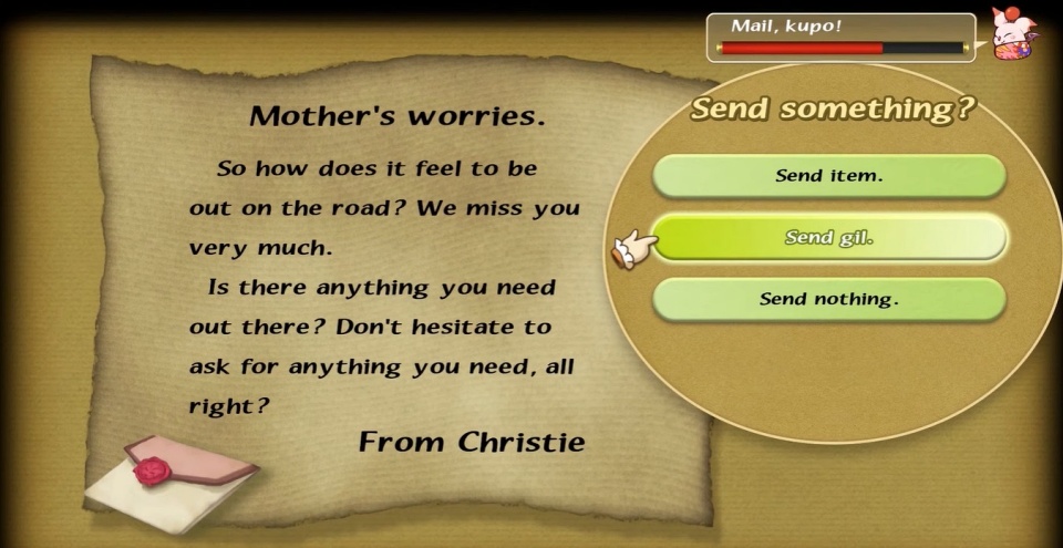 Final Fantasy Crystal Chronicles: Remastered Edition - Letters