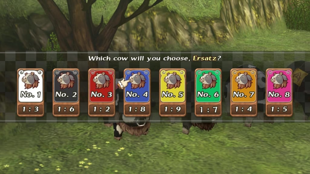 Final Fantasy Crystal Chronicles: Remastered Edition - Cow Racing - Odds