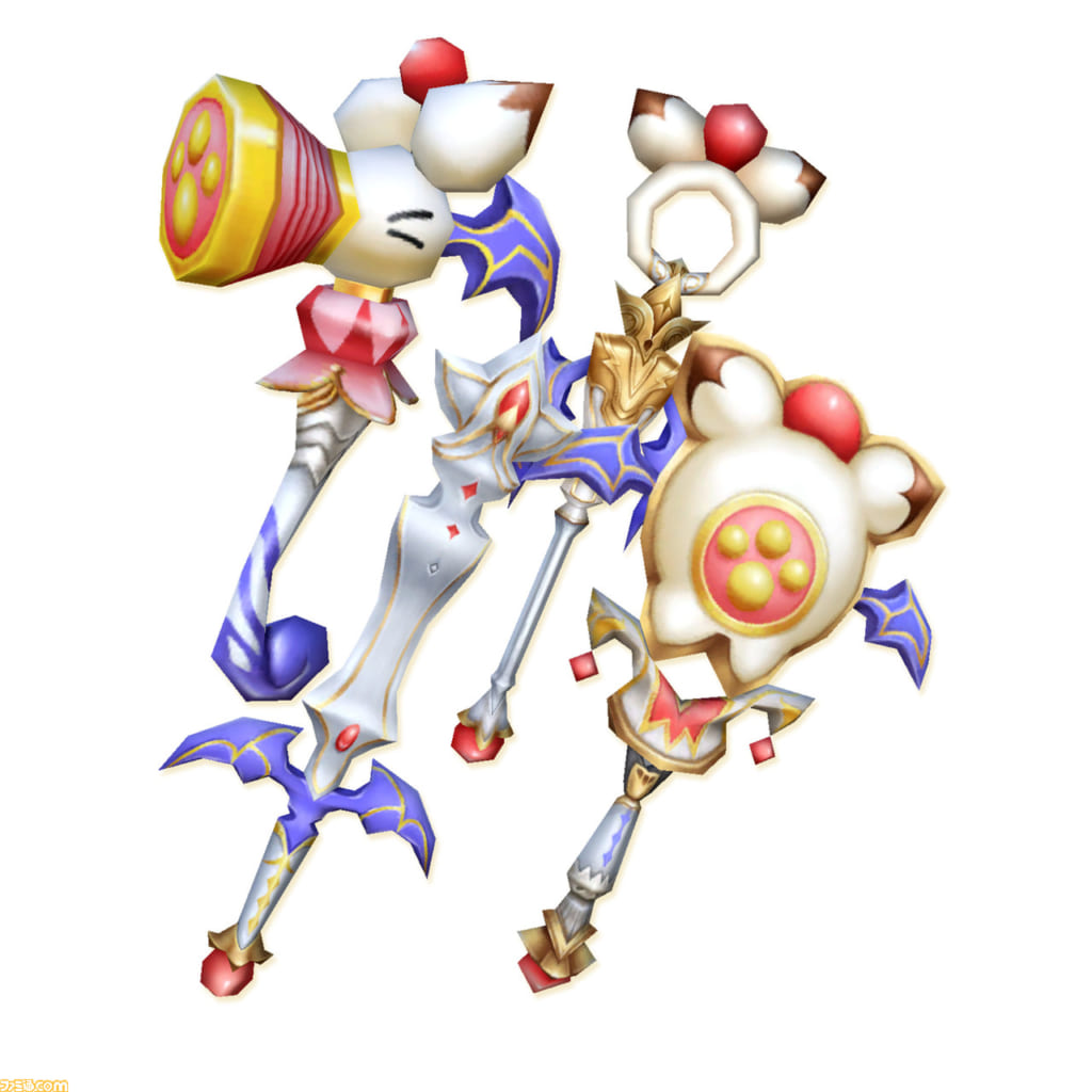 Final Fantasy Crystal Chronicles: Remastered Edition - Moogle Weapon Set