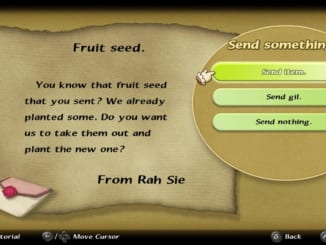 Final Fantasy Crystal Chronicles: Remastered Edition - Letter Replies