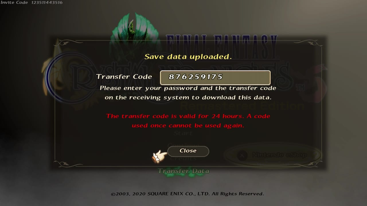 Final Fantasy Crystal Chronicles Remastered Edition How to Transfer