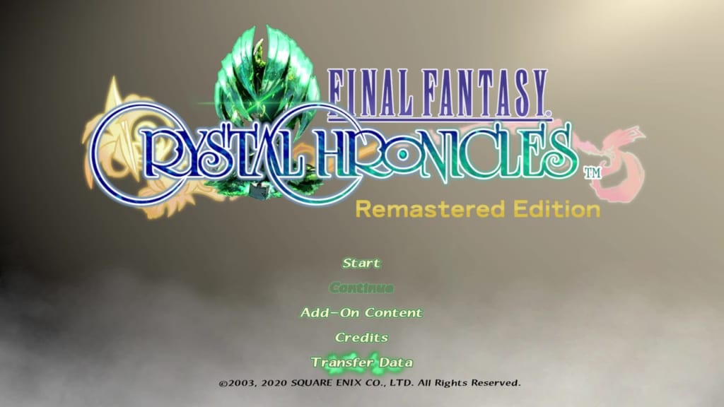 Final Fantasy Crystal Chronicles: Remastered Edition - Transfer Save Data - Full Version