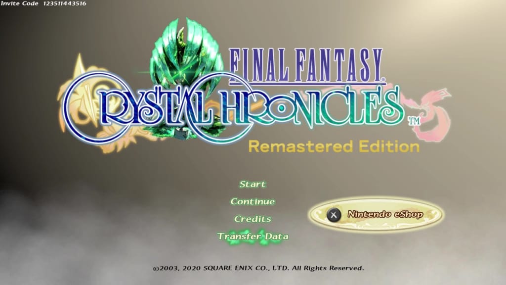 Final Fantasy Crystal Chronicles: Remastered Edition - Transfer Save Data - Lite Edition