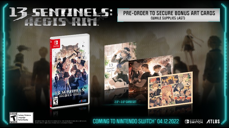 13 Sentinels: Aegis Rim Pre Order Bonus for Nintendo Switch