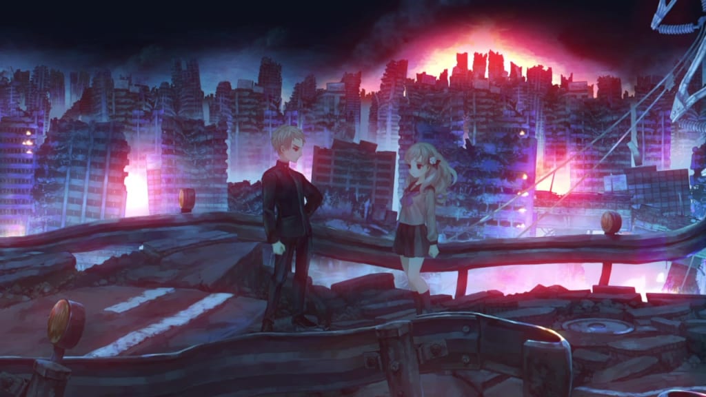 13 Sentinels: Aegis Rim - Iori Fuyusaka Remembrance Iori Who Leapt Through Time Event Destroyed City
