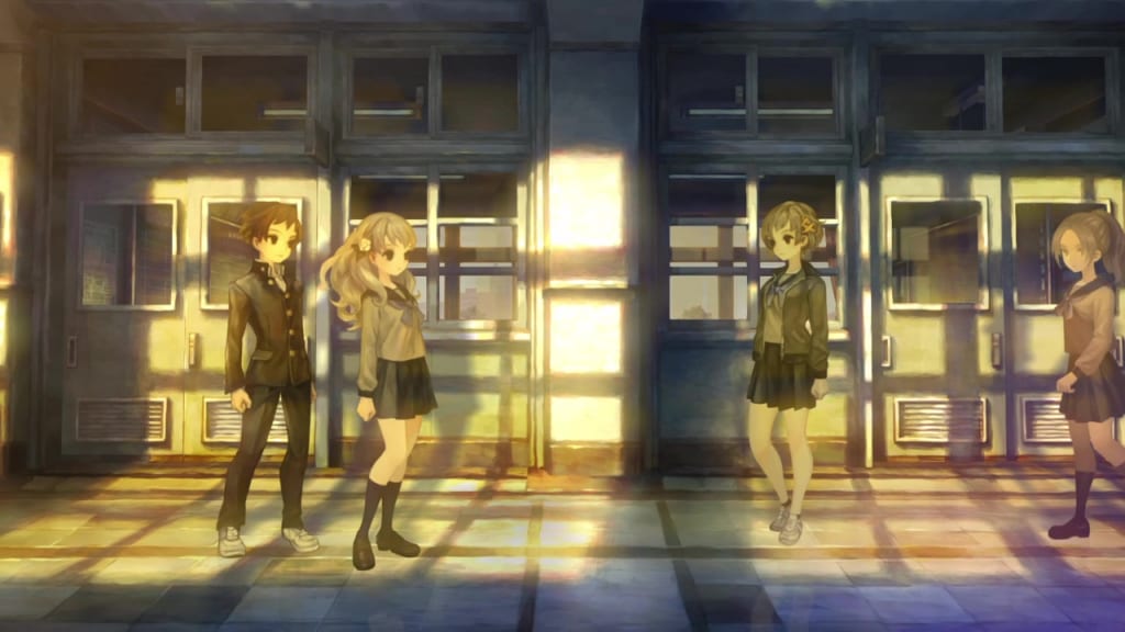 13 Sentinels: Aegis Rim - Natsuno Minami Remembrance Prologue Event Sakura High School New Building Hallway