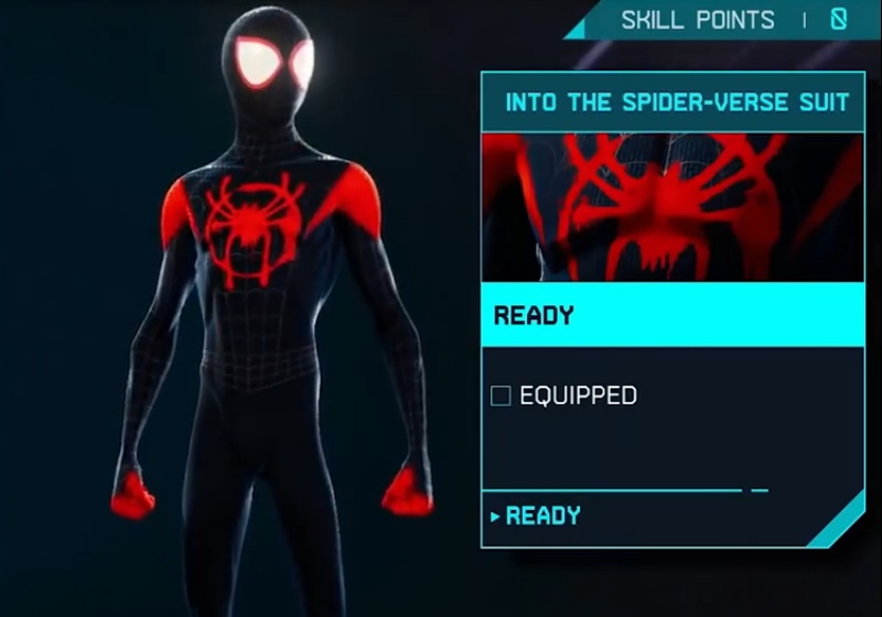 Marvel's Spider-Man: Miles Morales - Into the Spider-Verse Suit