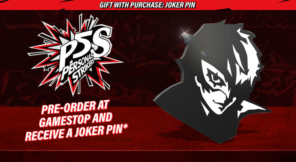 Persona 5 Strikers - Game Stop Joker Pin