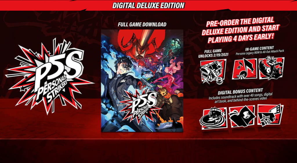 Persona 5 Strikers - Steam PC Digital Deluxe Edition