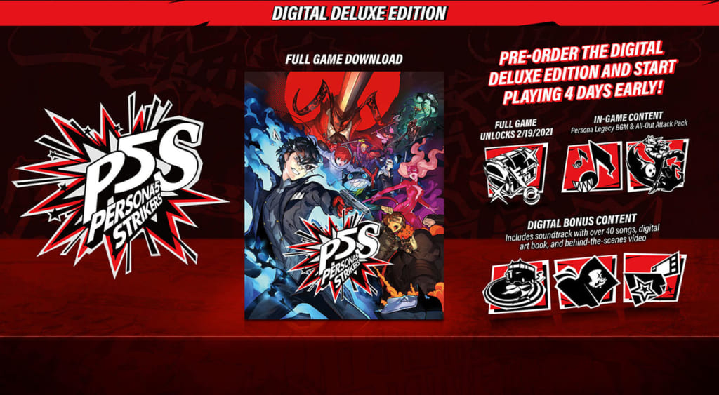 Persona 5 Strikers - PlayStation Plus January 2022 includes P5S – SAMURAI  GAMERS