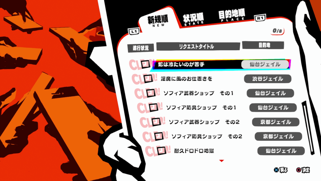 Persona 5 Strikers - All Missions Cleared