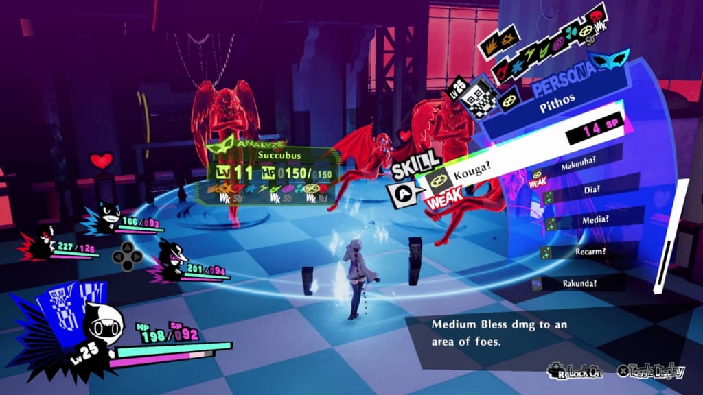 Persona 5 Strikers - Gusts of Punishment Request Shibuya Jail Strategies Use Bless Attacks