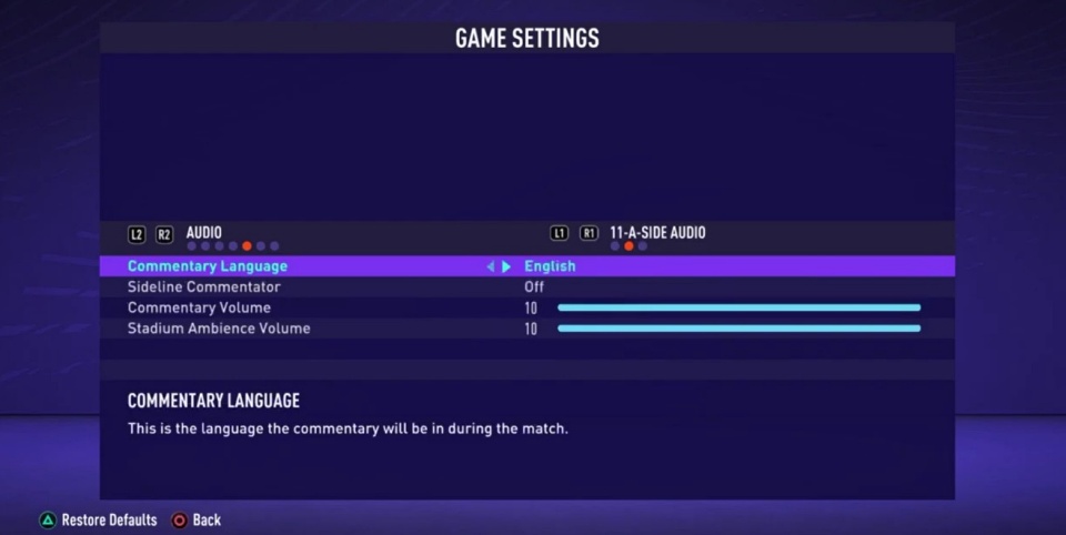 FIFA 21 - How to Change Commentary Language