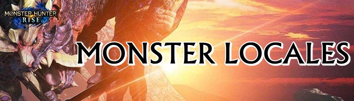 Monster Hunter Rise - Monster Locales Banner
