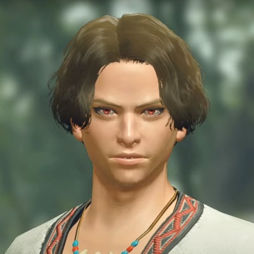 Monster Hunter Rise - Male Character Hair Style 8