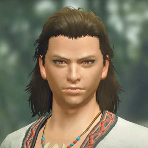Monster Hunter Rise - Male Character Hair Style 9