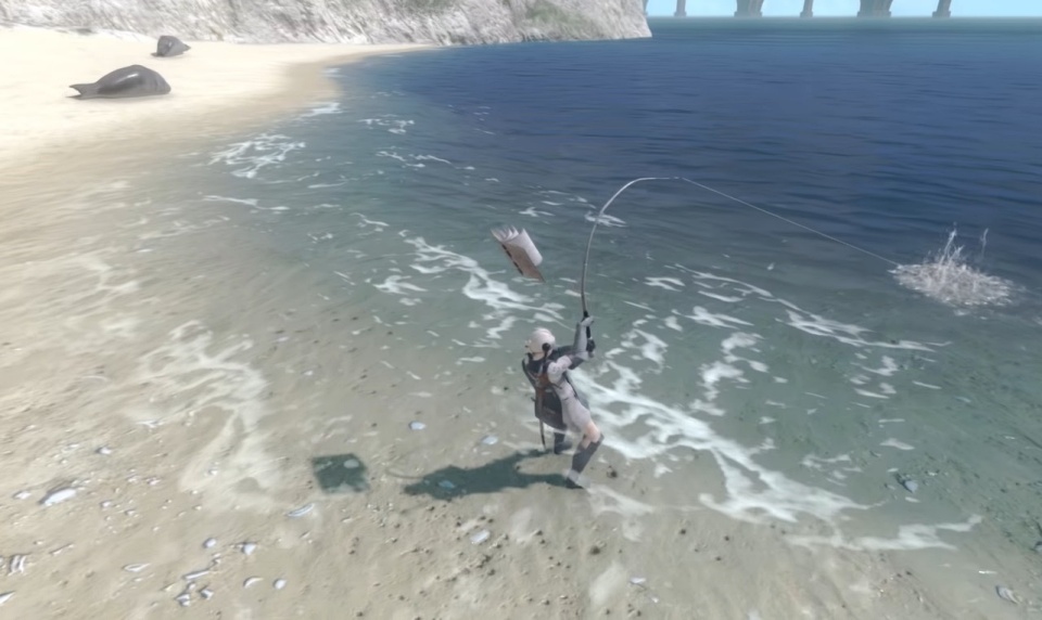 How To Catch A Rhizodont In Nier Replicant Remake (Fish Of Legend Trophy  Guide) 