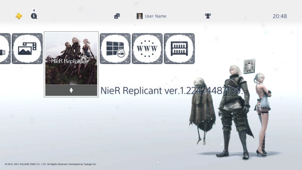 Nier Replicant Remaster - First Print Edition Dynamic Theme