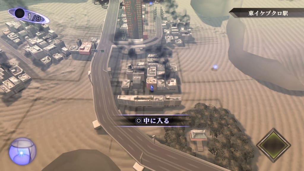Shin Megami Tensei III: Nocturne HD Remaster - Ikebukuro Tunnel Entrance Map Location