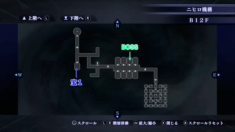 Shin Megami Tensei III: Nocturne HD Remaster - Assembly of Nihilo B12F Map Location