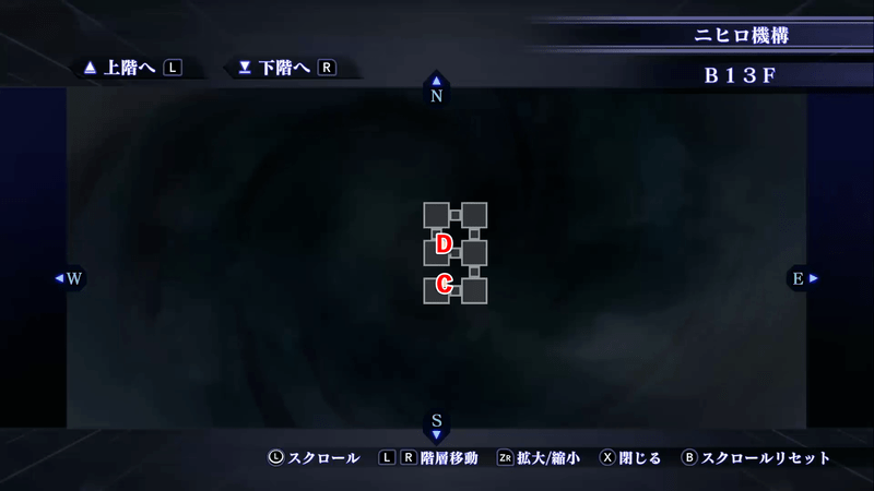 Shin Megami Tensei III: Nocturne HD Remaster - Assembly of Nihilo B13F Map Location