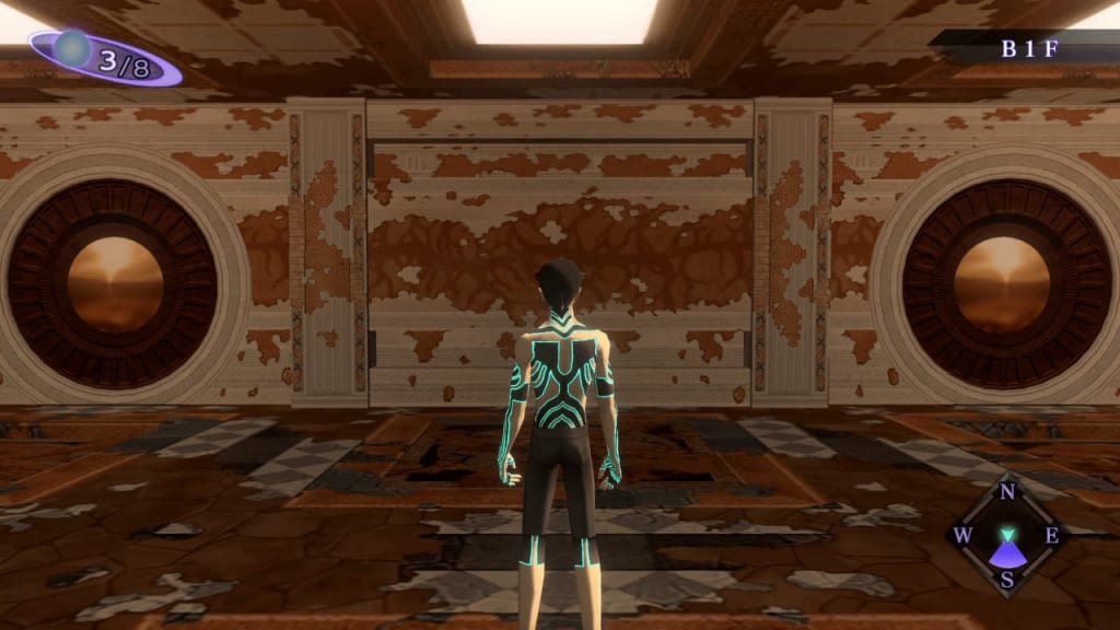 Shin Megami Tensei III: Nocturne HD Remaster - Labyrinth of Amala Deep Zone Second Kalpa South Wall Two Far Doors