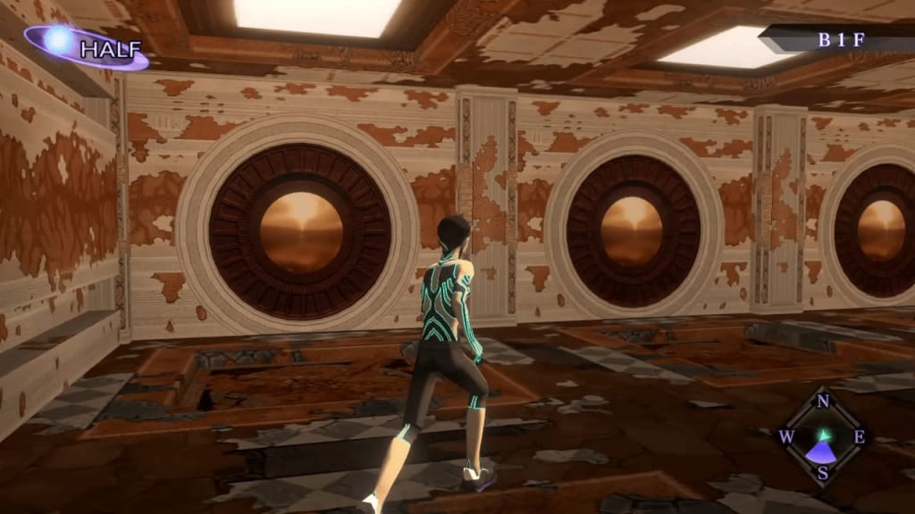 Shin Megami Tensei III: Nocturne HD Remaster - Labyrinth of Amala Deep Zone Second Kalpa West Wall Three Doors